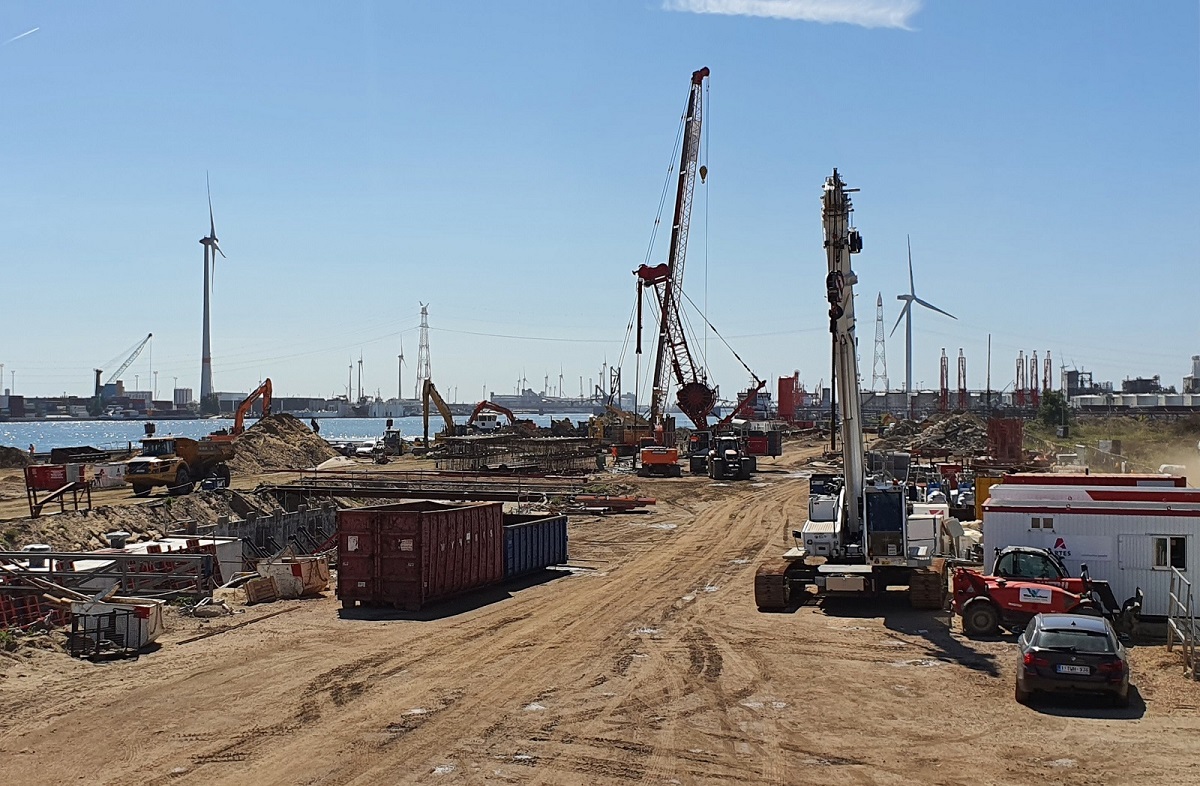 Travaux sur le Pont de Pierre à Bordeaux