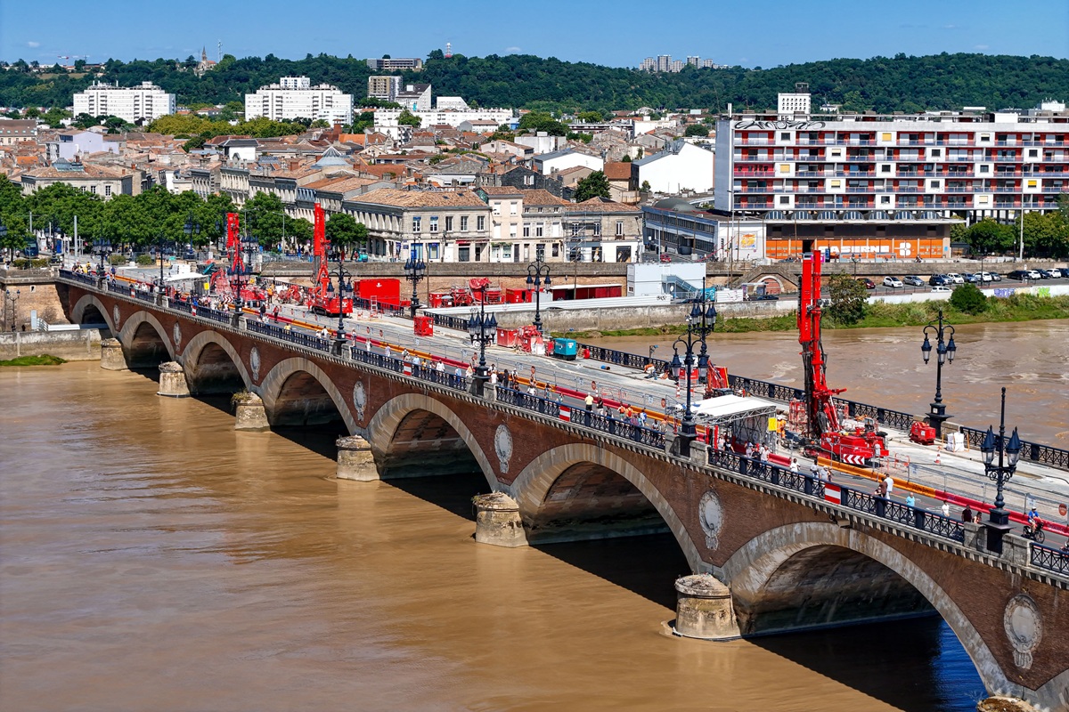 default Vue aérienne du chantier Port 2000 Le Havre