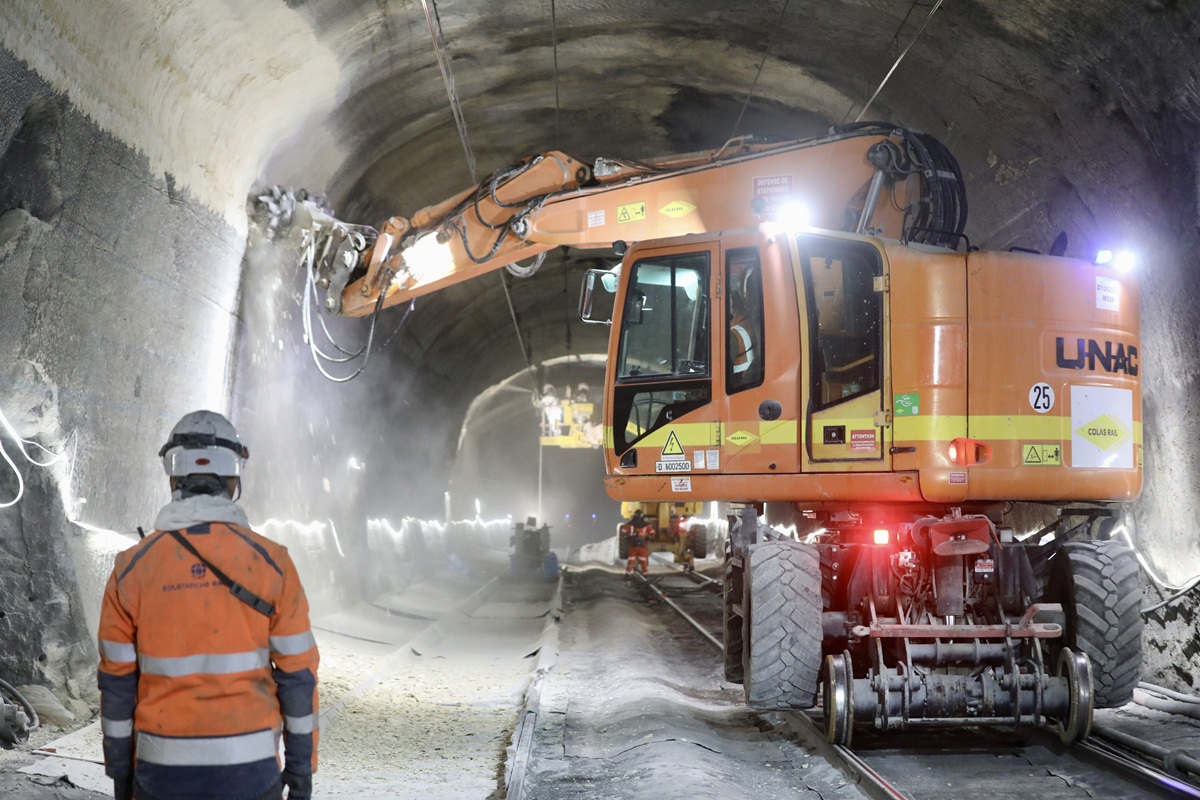 Vue aérienne du chantier Port 2000 Le Havre